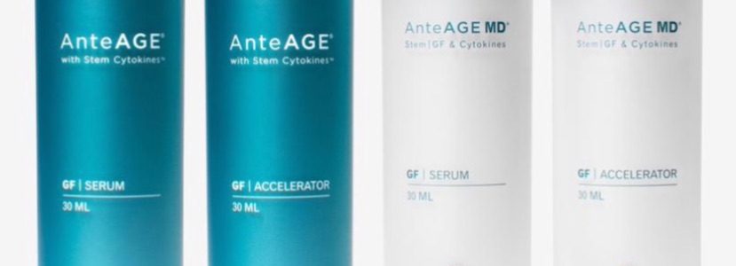 The AnteAGE skin care range